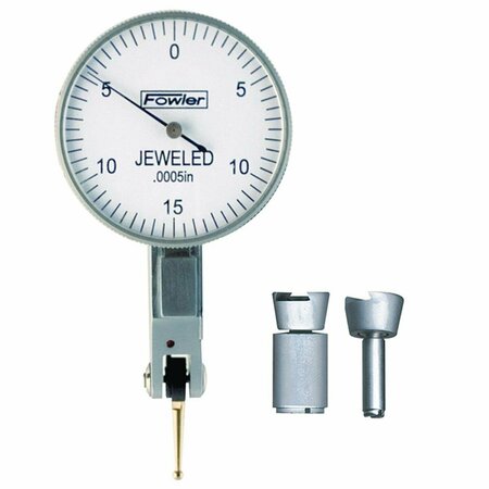 EAT-IN 1.5 in. Horizontal White Face Dial Test Indicator with 0.0005 in. Graduation EA3726607